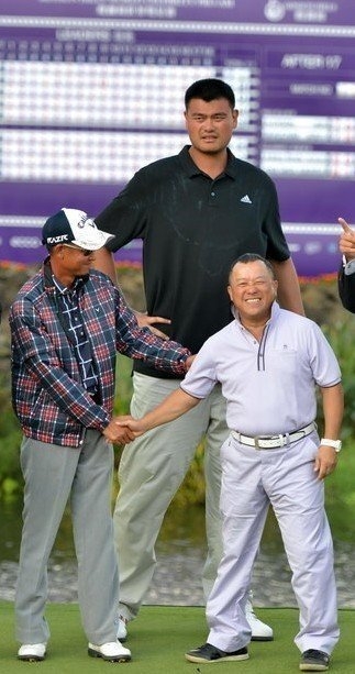 试问和姚明合影的明星阴影面积有多大？勾起矮个明星那些“痛”！(5)