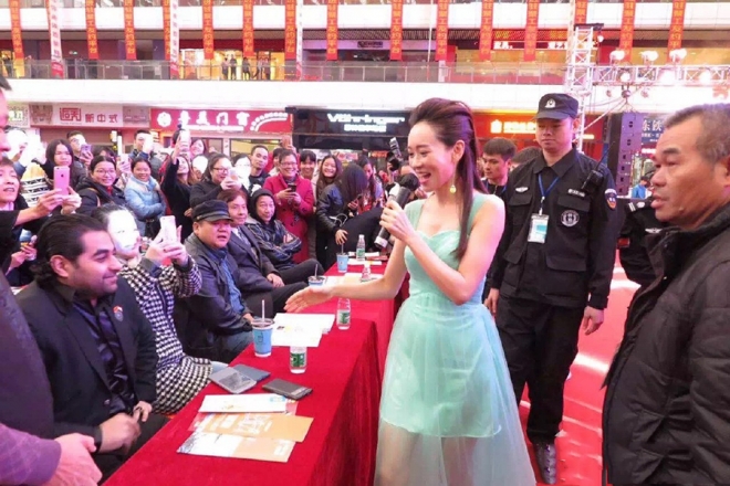 前港姐杨思琦为女儿也够拼了，内地四处登台走穴，大小活动通吃(1)