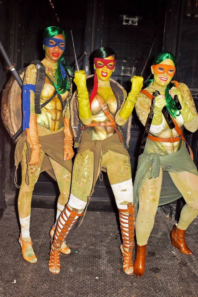 Lady Gaga的万圣节的打扮，这次她又赢了(1)