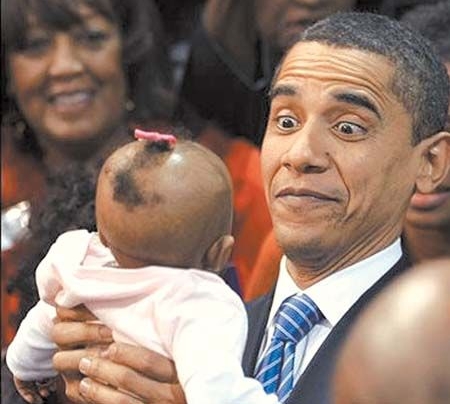 抓拍奥巴马随性瞬间(2)