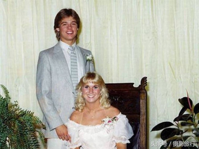 好莱坞明星最怕被看到的稚嫩高中舞会照，青涩脸庞最动人(4)