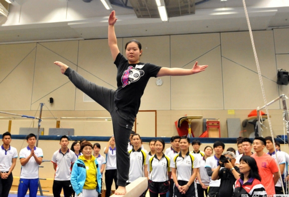 他们都曾是体操界的大美女，退役后发胖认不出来(2)