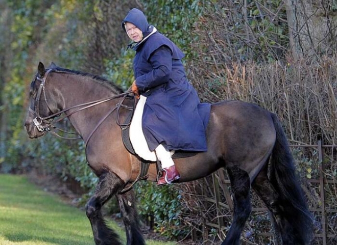 抓拍：生活中英国女王最经典的瞬间表情(2)