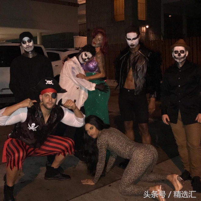 泰勒·斯威夫特扮死侍，领衔好莱坞众星万圣节扮相(2)