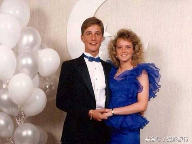 好莱坞明星最怕被看到的稚嫩高中舞会照，青涩脸庞最动人(1)