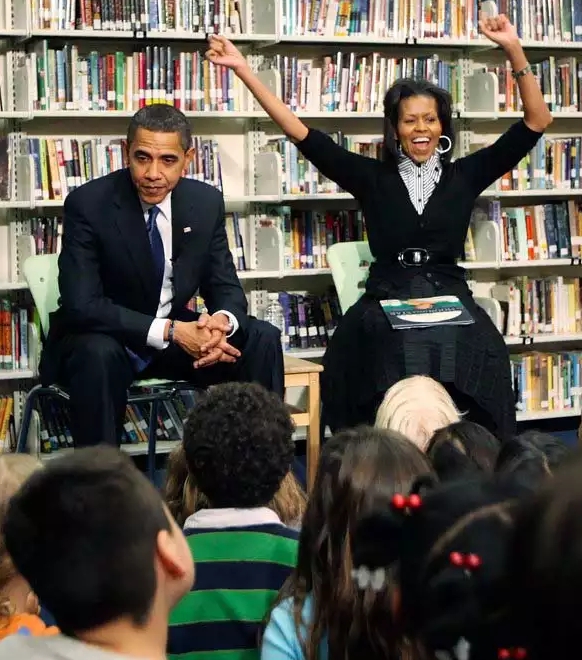 抓拍奥巴马随性瞬间(1)