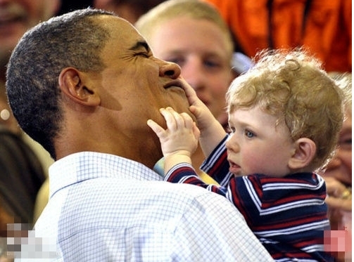 抓拍奥巴马随性瞬间(3)