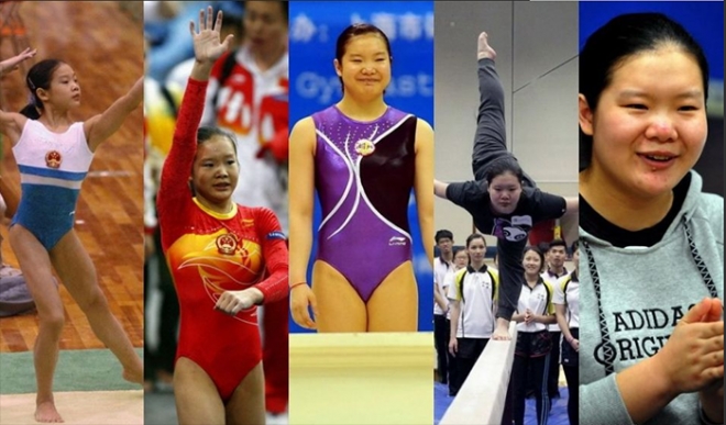 他们都曾是体操界的大美女，退役后发胖认不出来(1)