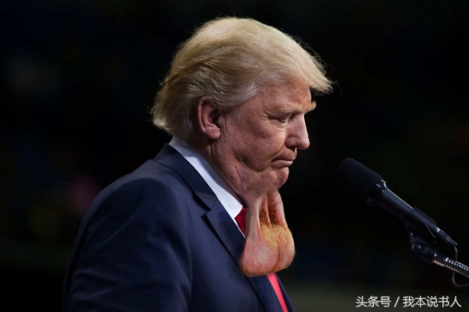 当川普要求不发布双下巴的照片后，这就是互联网的回应(1)