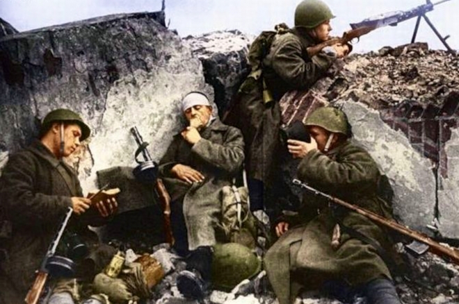 旧影专辑：二战中的苏联红军 彩色版(3)