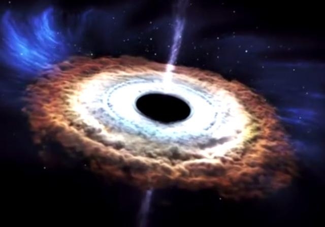 绝对震撼！宇宙黑洞，吞灭直径3千公里的恒星瞬间！(1)