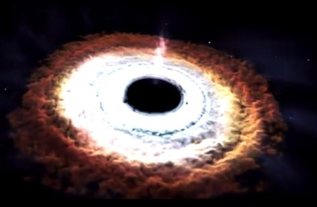 绝对震撼！宇宙黑洞，吞灭直径3千公里的恒星瞬间！(1)