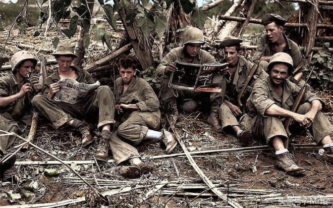 “看美军如何打鬼子”罕见彩照“还原最真实惨烈的太平洋战场”(2)