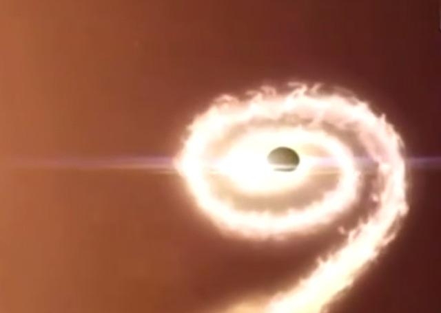 绝对震撼！宇宙黑洞，吞灭直径3千公里的恒星瞬间！(2)