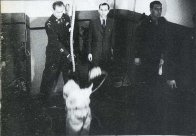 老照片：1948年绞死日本战犯全过程(1)