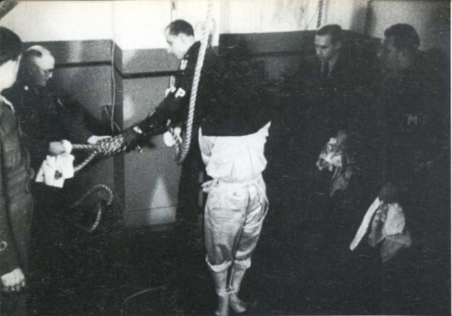 老照片：1948年绞死日本战犯全过程(1)