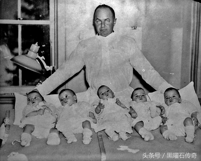80年前加拿大第一个全部成活的五胞胎，被人们关起来当展品挣钱(1)