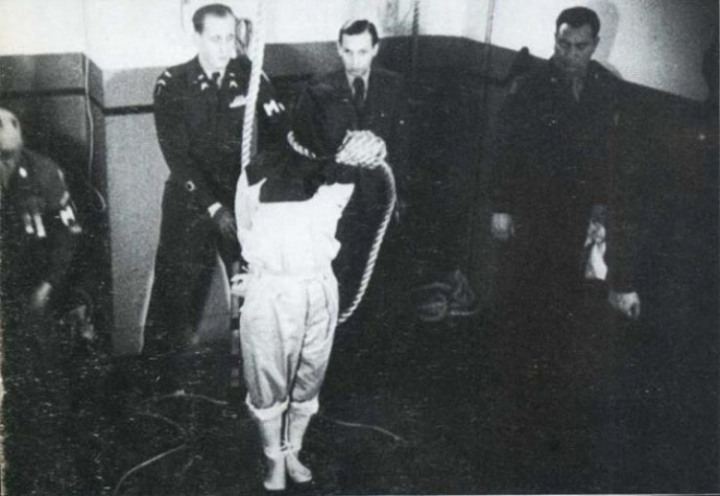老照片：1948年绞死日本战犯全过程(1)