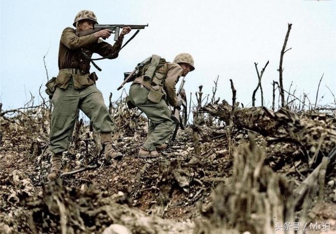 “看美军如何打鬼子”罕见彩照“还原最真实惨烈的太平洋战场”(2)