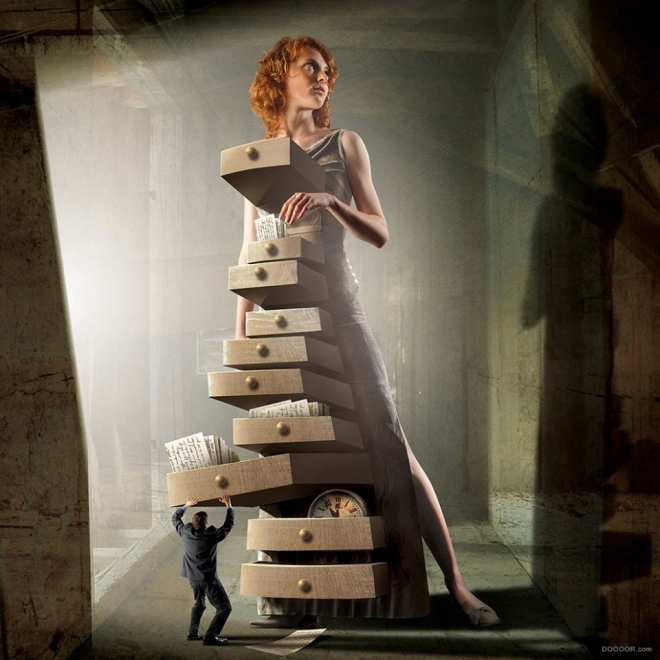 人性的丑陋反思，就在我们身边，超有内涵的合成插画设计(3)