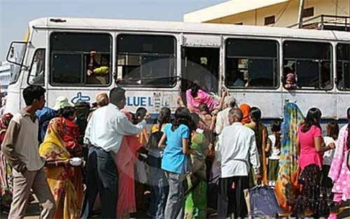 实拍：印度公交与中国公交 差距还真大(1)