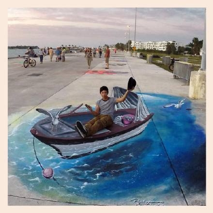 3D涂鸦 大家走路小心脚下(2)