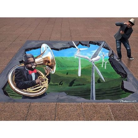 3D涂鸦 大家走路小心脚下(3)