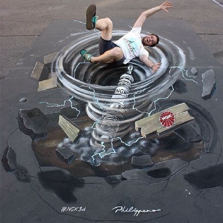 3D涂鸦 大家走路小心脚下(1)