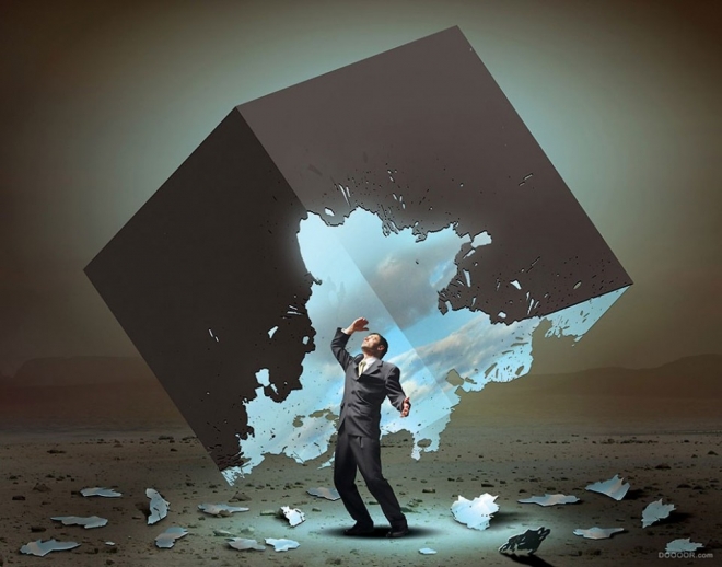 人性的丑陋反思，就在我们身边，超有内涵的合成插画设计(3)