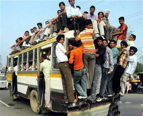 实拍：印度公交与中国公交 差距还真大(1)