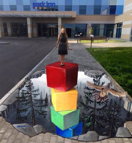 3D涂鸦 大家走路小心脚下(2)