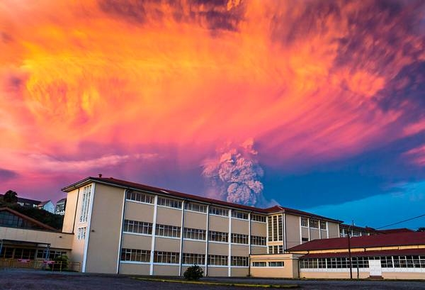 摄影：壮观的火山喷发——大自然愤怒都是一种美！(3)