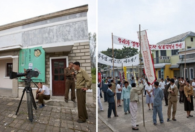 直击朝鲜人拍电影的现场(2)