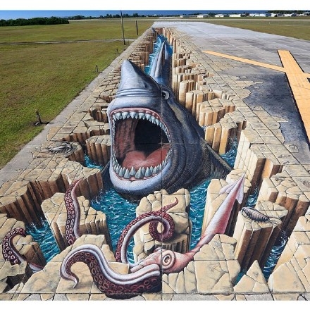 3D涂鸦 大家走路小心脚下(1)