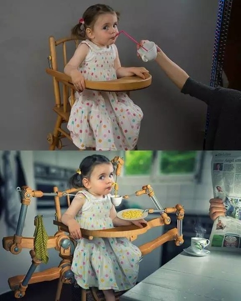 有个会PS的老爸是一种什么感受？ 哈哈~(6)