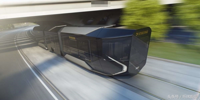 从外面看就帅到不行的未来电车，踏进去后谁会想离开啊(1)