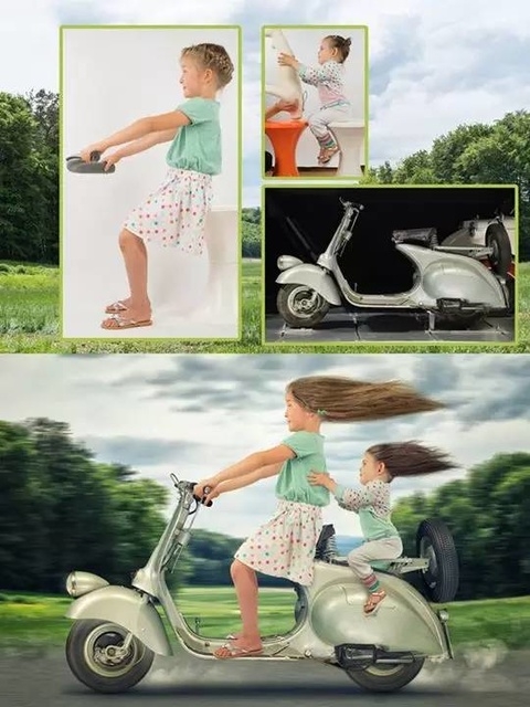 有个会PS的老爸是一种什么感受？ 哈哈~(5)