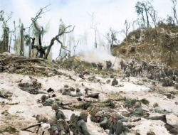 “看美军如何打鬼子”罕见彩照“还原最真实惨烈的太平洋战场”